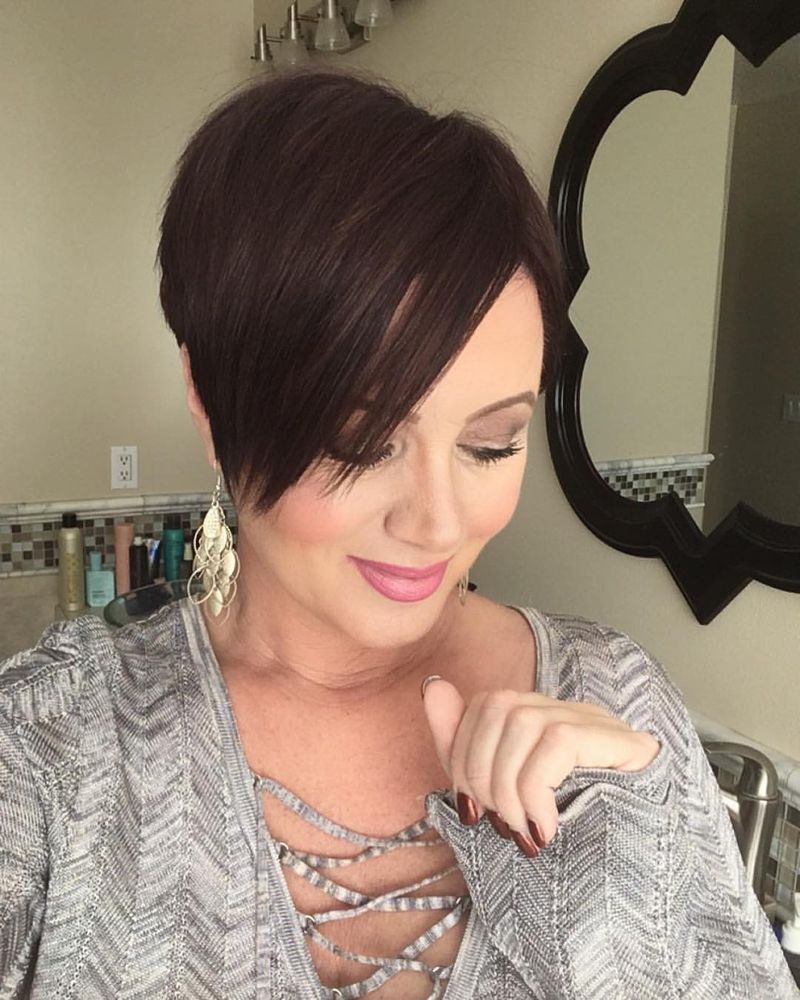31. Deep Espresso Asymmetrical Fringe