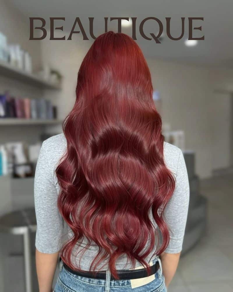 5. Deep Mahogany Truffle Waves