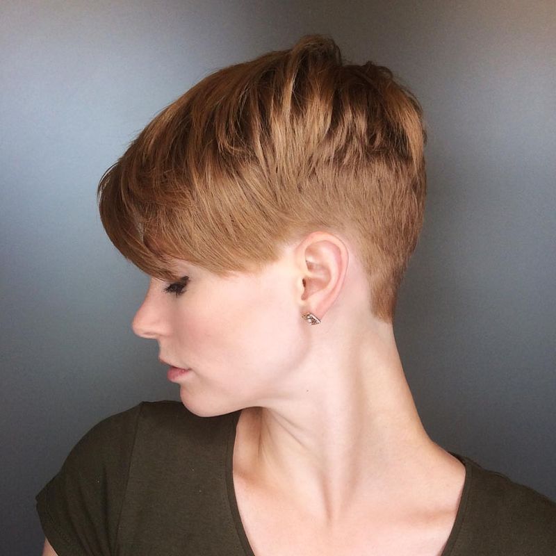 60. Edgy Long Pixie with Undercut