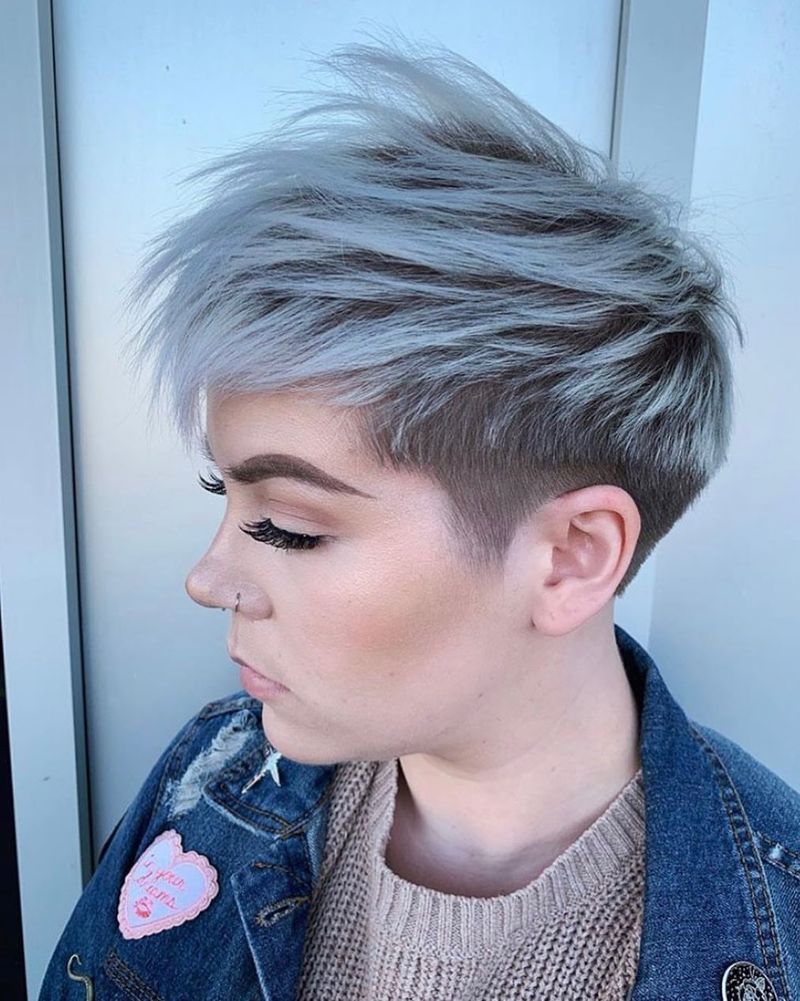 26. Edgy Tapered Pixie