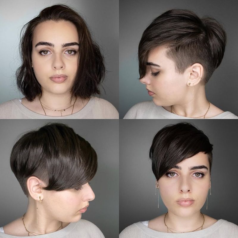 36. Edgy and Playful Long Pixie