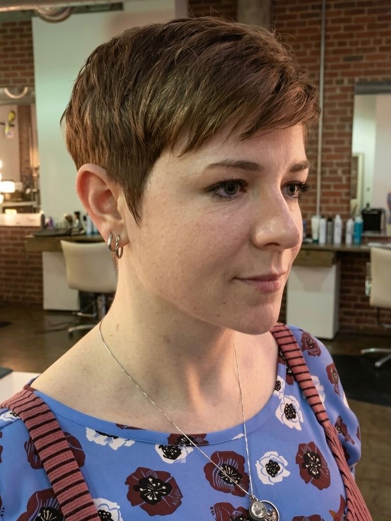 17. Effortless Textured Pixie