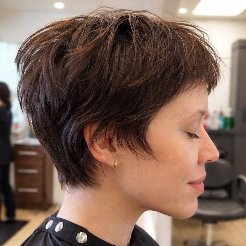 16. Effortless Textured Pixie