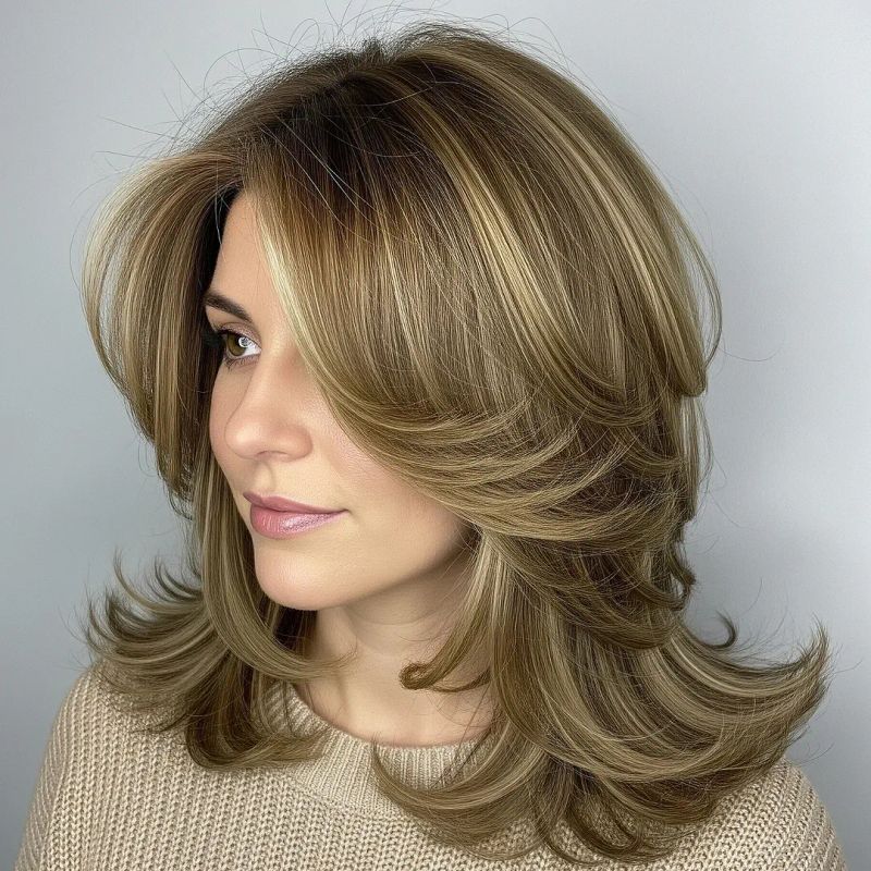 19. Golden Hour Blowout Layers