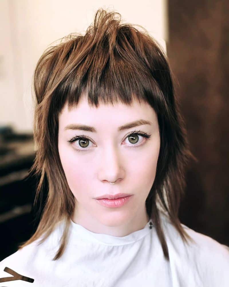 23. Micro Fringe Pixie Mullet