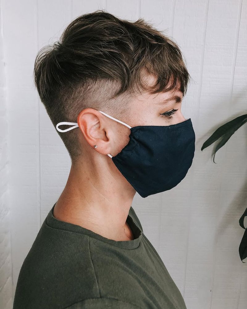 29. Razor-Faded Undercut with Tousled Top
