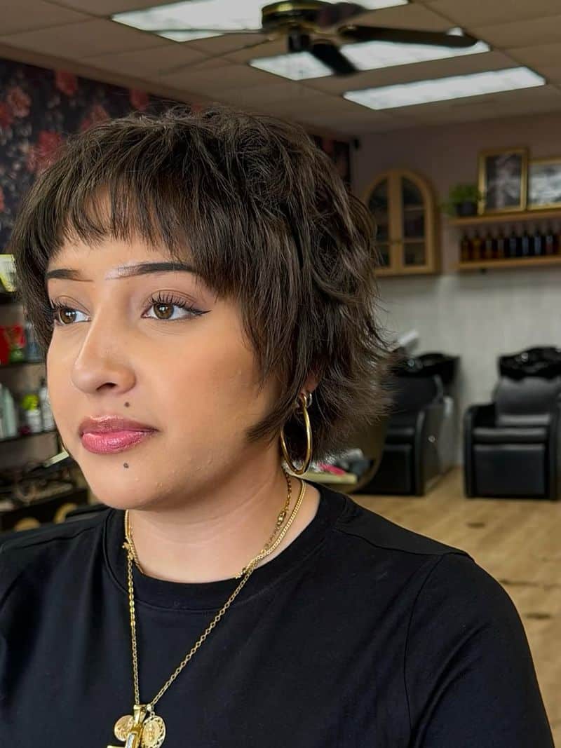 30. Shaggy, Textured Pixie with Fringe