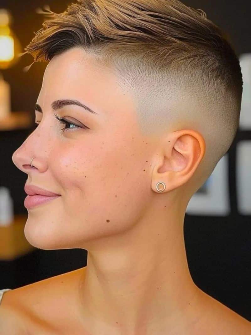 9. Skin-Fade Undercut with Textured Top