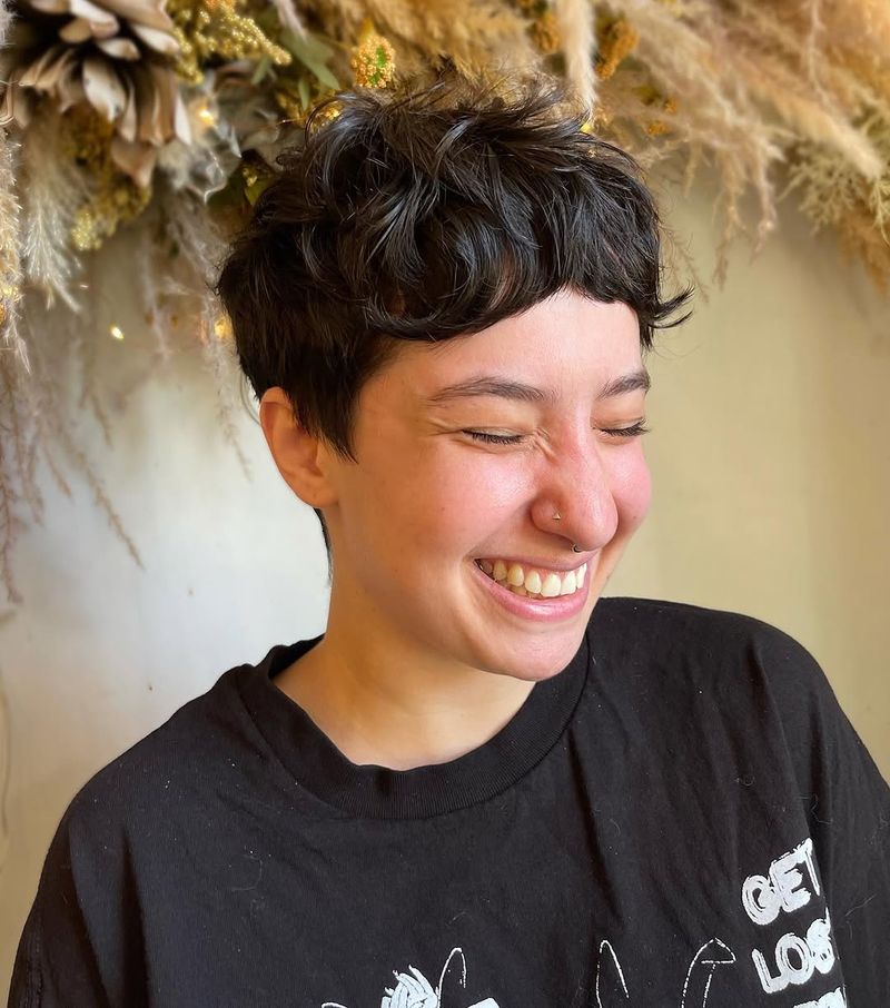 9. Textured French Crop Pixie